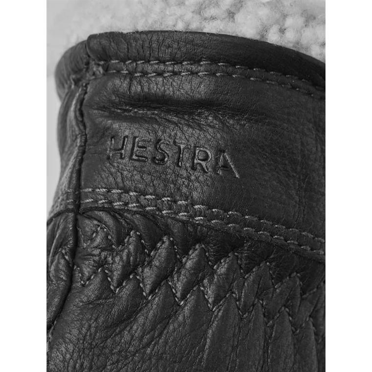 Hestra Deerskin Primaloft Handsker, Sort